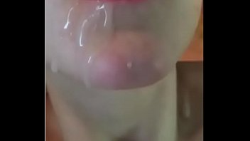 my sister cumshot face