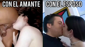 Esposa caliente con amante y esposo