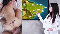 Vazou video proibido, da apresentadora garota do tempo com seu amante no motel no sul do Rio de Janeiro, mostrando o que ela é realmente fora das cameras  (Melissa Lisboa)